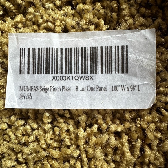 Brand new curtains 100 inches by 96inches long - Picture 3 of 3